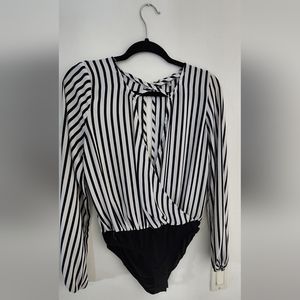 Charlotte Russe V neck bodysuit